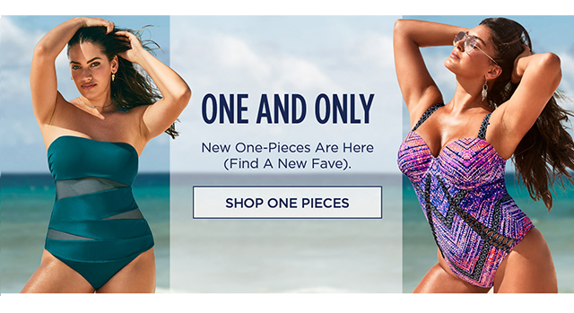  ONE AND ONLY New One-Pieces Are Here Find A New Fave. SHOP ONE PIECES 