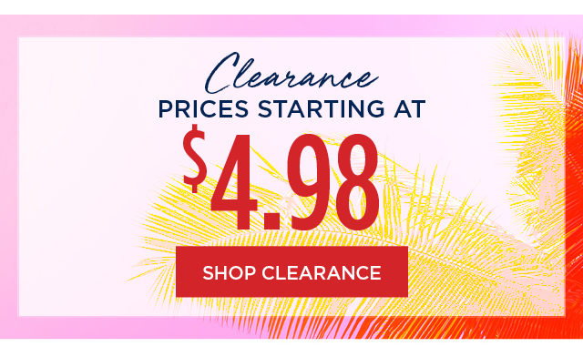  Vearance PRICES STARTING AT 