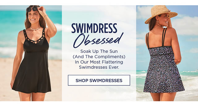 SWIMDRESS Dbsessed Soak Up The Sun And The Compliments In Our Most Flattering Swimdresses Ever. SHOP SWIMDRESSES 