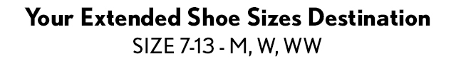 Your Extended Shoe Sizes Destination