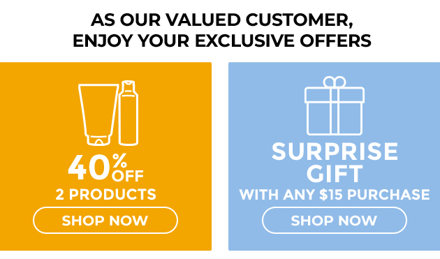 40% OFF 2 PRODUCTS