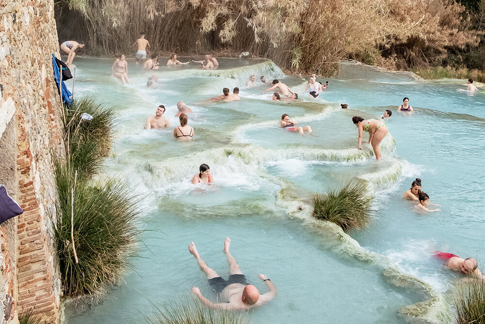 Cascate del Mulino waterfalls