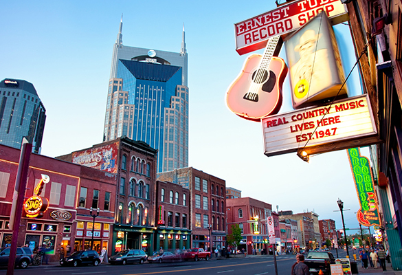 The AT&T Building in Nashville is the tallest building in the state of Tennessee.