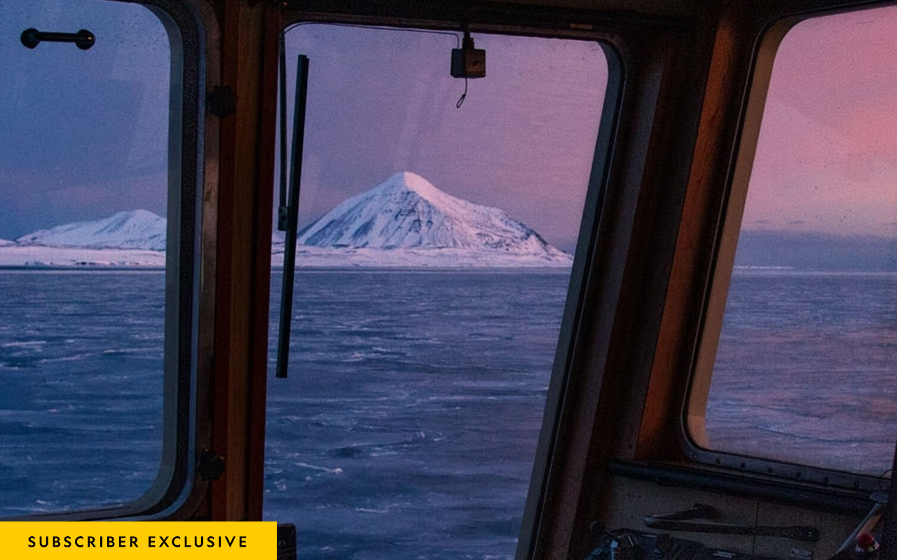 Arctic panoramas often look flat and desolate, but this Norwegian archipelago features a mountainous landscape with 2,000 miles of coastline.