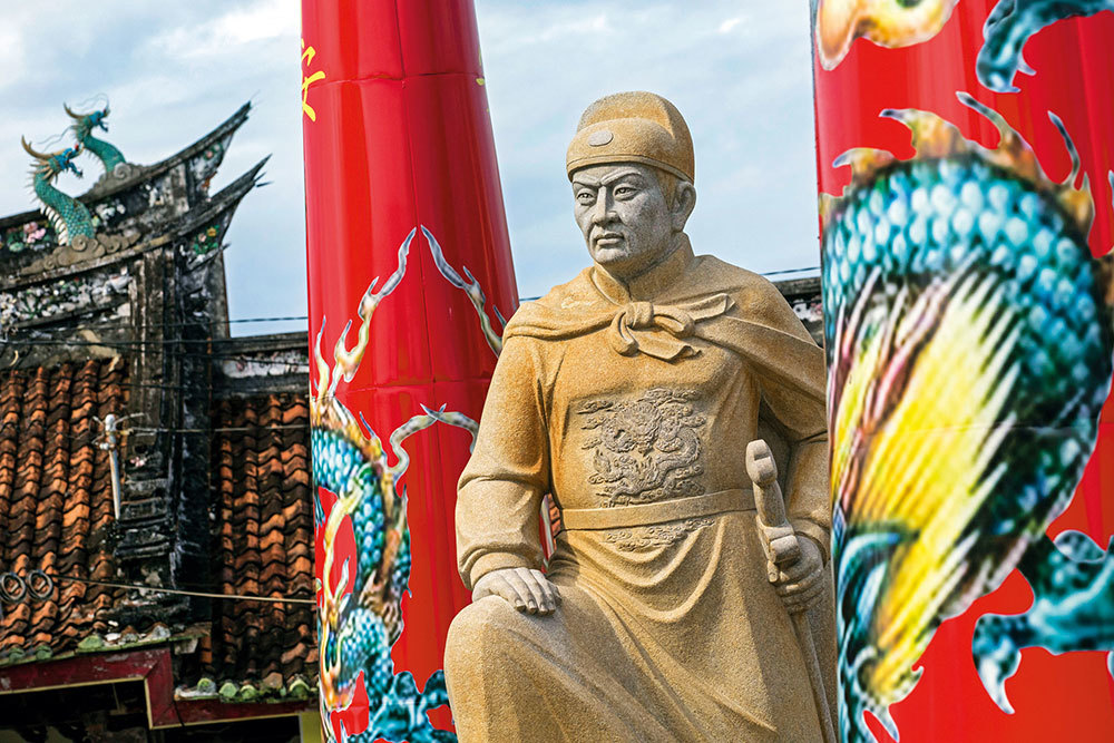 A statue of Zheng He in Indonesia