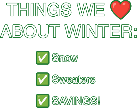 THINGS WE ❤ ABOUT WINTER: