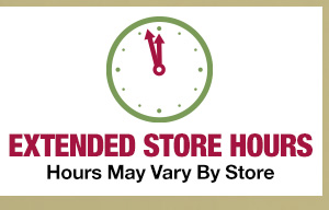Holiday extended store hours