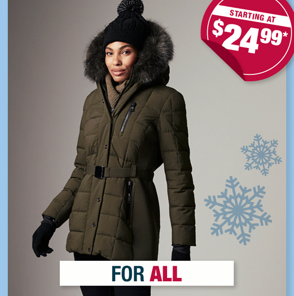 Starting at $24.99: Coats for the fam 4