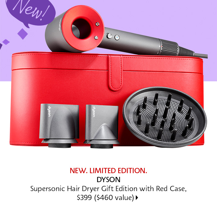 Dyson Supersonic Hair Dryer Gift Edition with Red Case