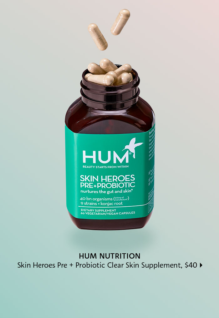 HUM Skin Heroes Pre + Probiotic Clear Skin Supplement