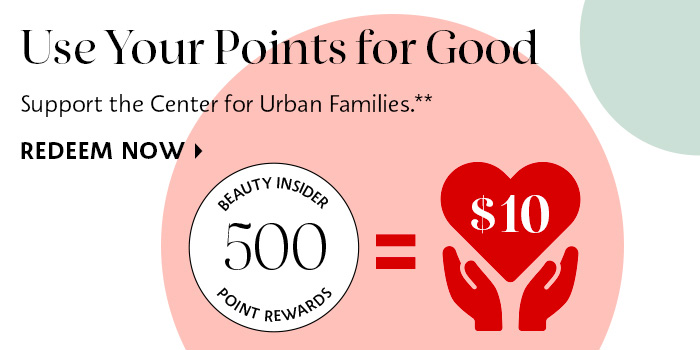 Use your Points for good**