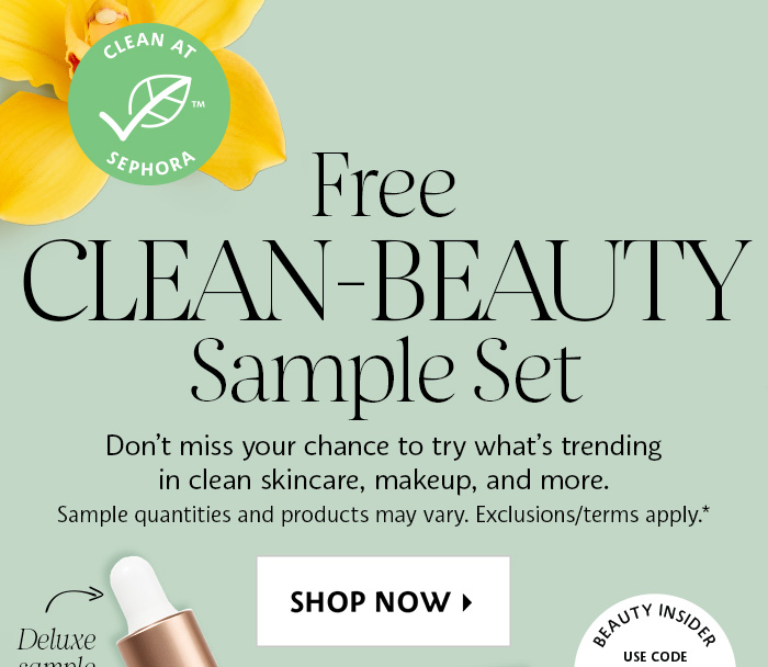 Free Clean Beauty Sample Set