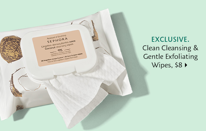 Clean Cleansing & Gentle Exfoliating Wipes