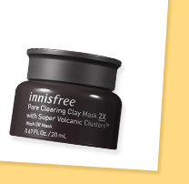 innisfree Super Volcanic Clusters Pore Clearing Clay Mask