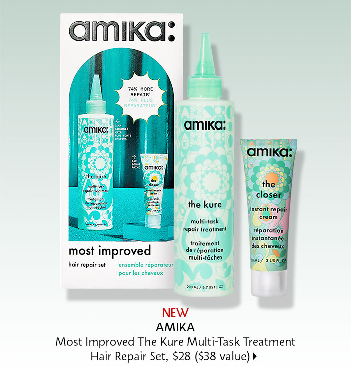 Amika Most Improved The Kure Multi-Task Treatment Hair Repair Set