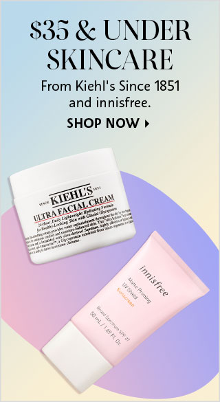 $35 and under Skincare