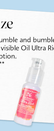Bumble & Bumble Invisible Ultra Rich Hyaluronic Treatment Lotion