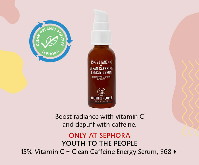 Youth To the People15% Vitamin C + Clean Caffeine Energy Serum