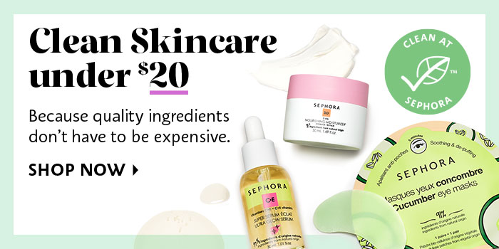 Clean Skincare under $20