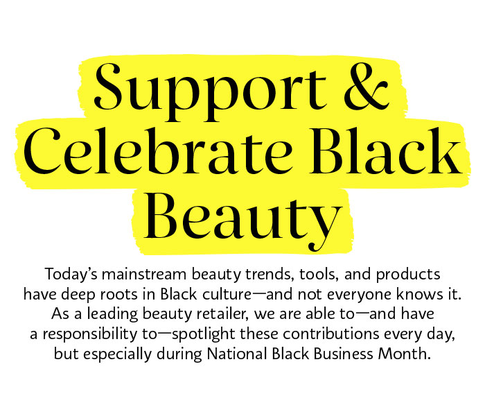 Support & Celebrate Black Beauty