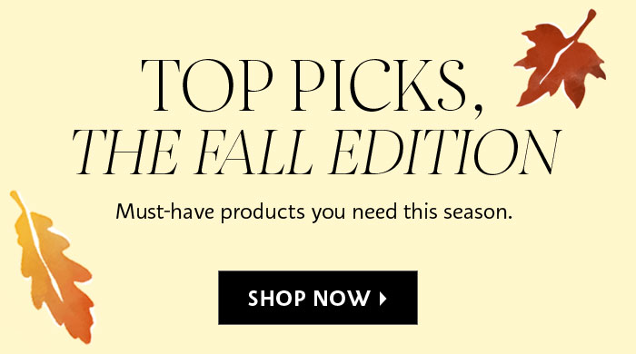 Top Picks the Fall Edition