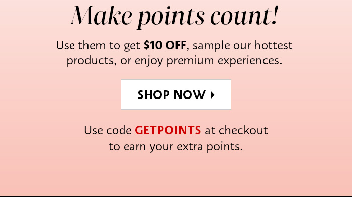 Make points count!