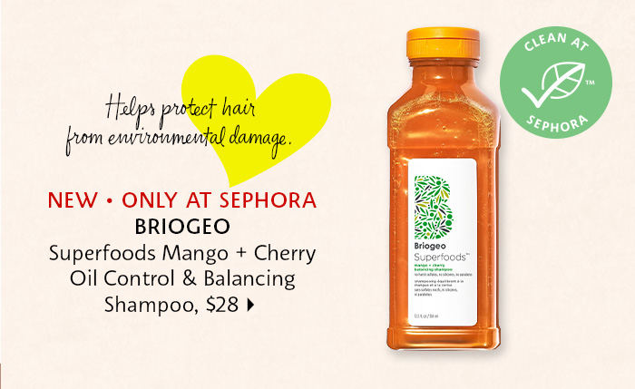 Briogeo Superfoods Mango + Cherry Shampoo