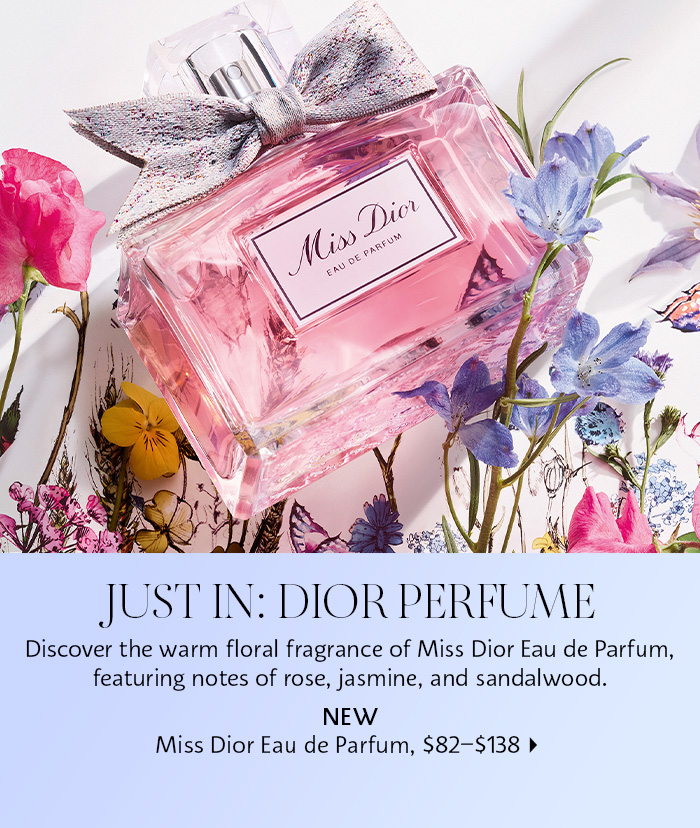 Just In: Dior Perfume