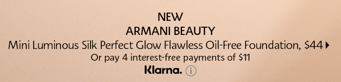 Armani Beauty Mini Luminous Silk Perfect Glow Flawless Oil-Free Foundation