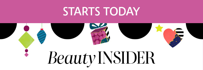 Beauty Insider Holiday Saving Events