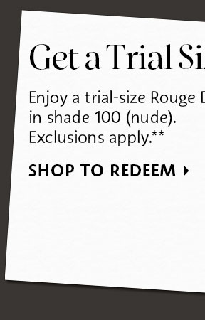 Shop to Redeem**