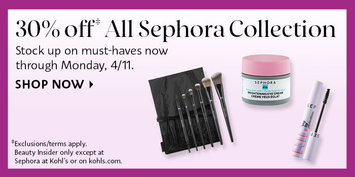 30% off Sephora Collection