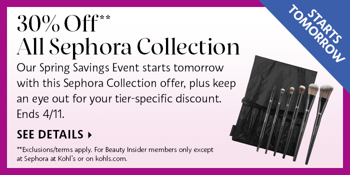 30% off All Sephora Collection