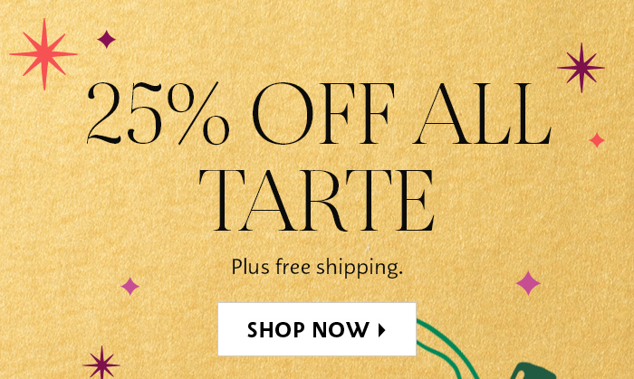 25% Off Tarte