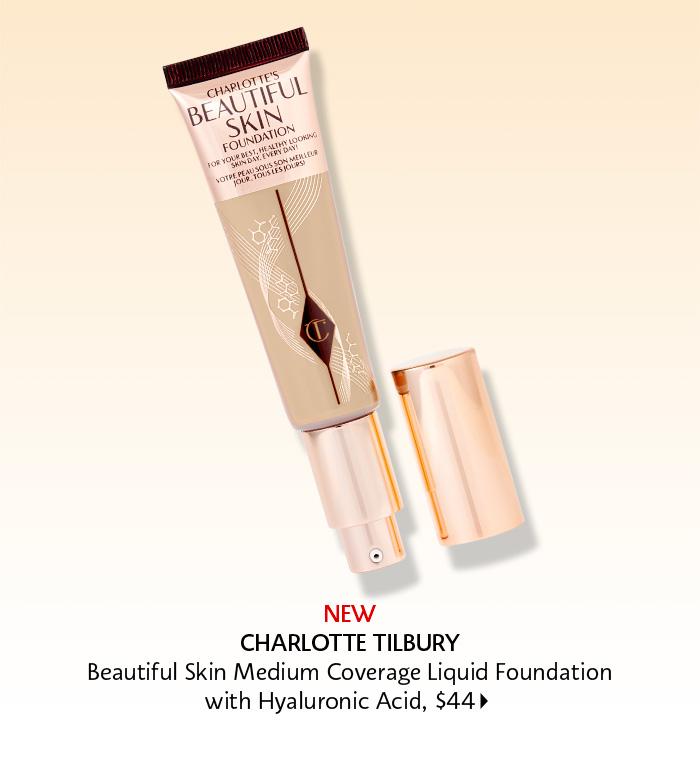  Charlotte Tilbury Beautiful Skin Medium Coverage Liquid Foundation with Hyalluronic Acid