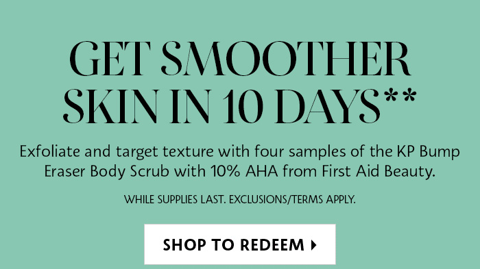 Get Smoother Skin in 10 Days