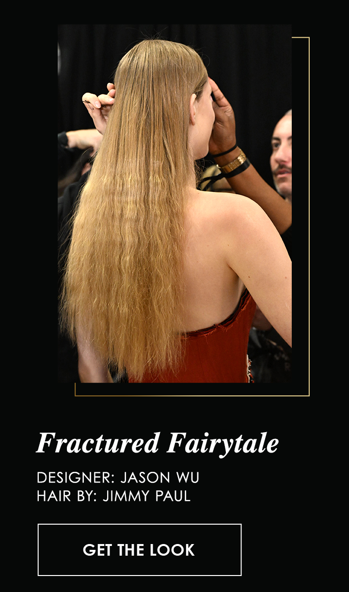Fractured Fairytale
Designer: Jason Wu
Hair By: Jimmy Paul | Get the Look

