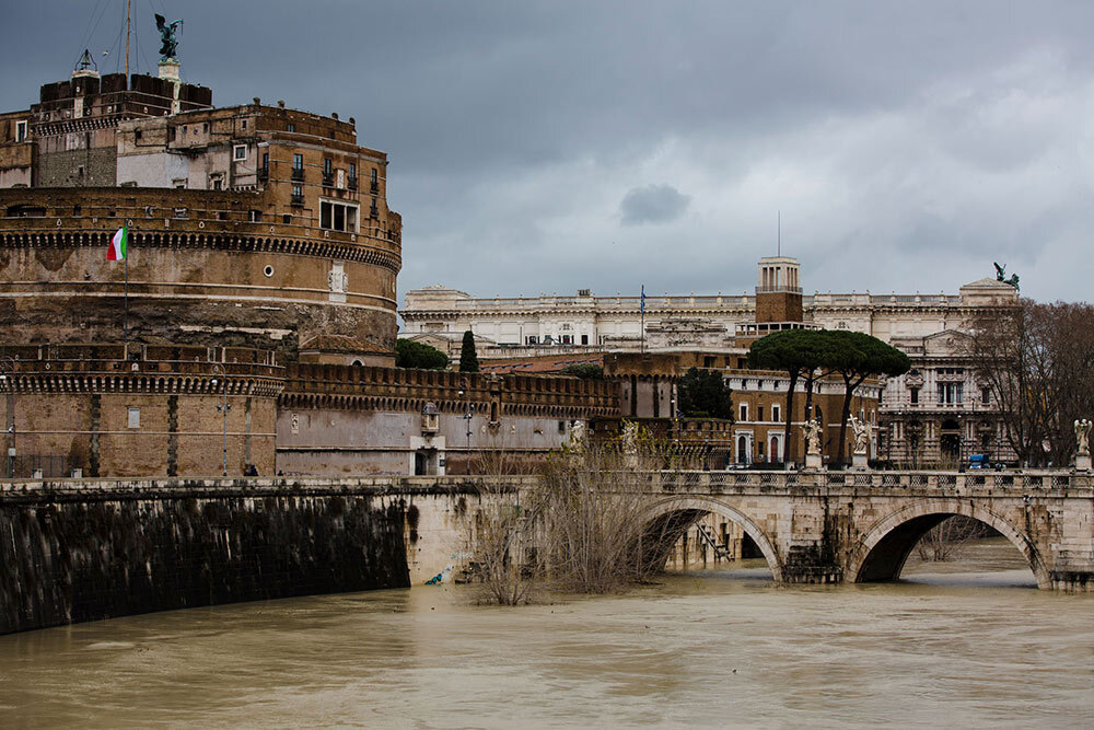 the Tiber River in Rome