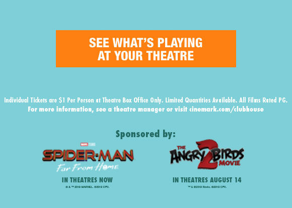 See what's playing at your theatre