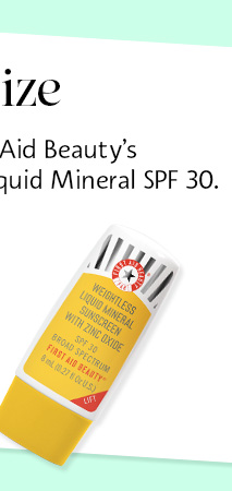 First Aid Beauty Weightless Liquid Mineral SPF 30