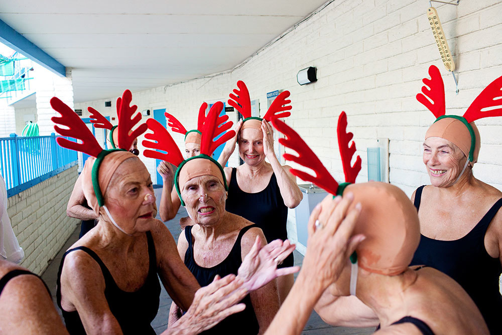 Members of the Sun City Aqua Suns