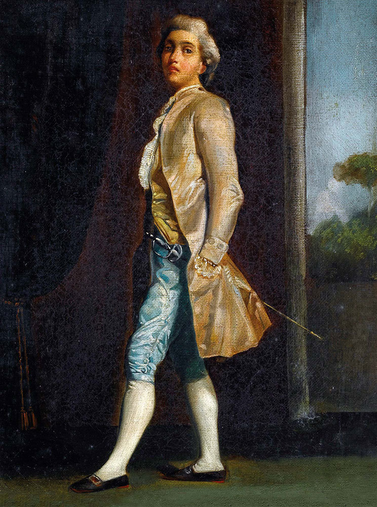 A painting of a young man