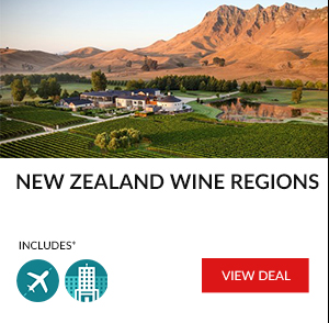 New Zealand Wine Regions Holiday w/Flights