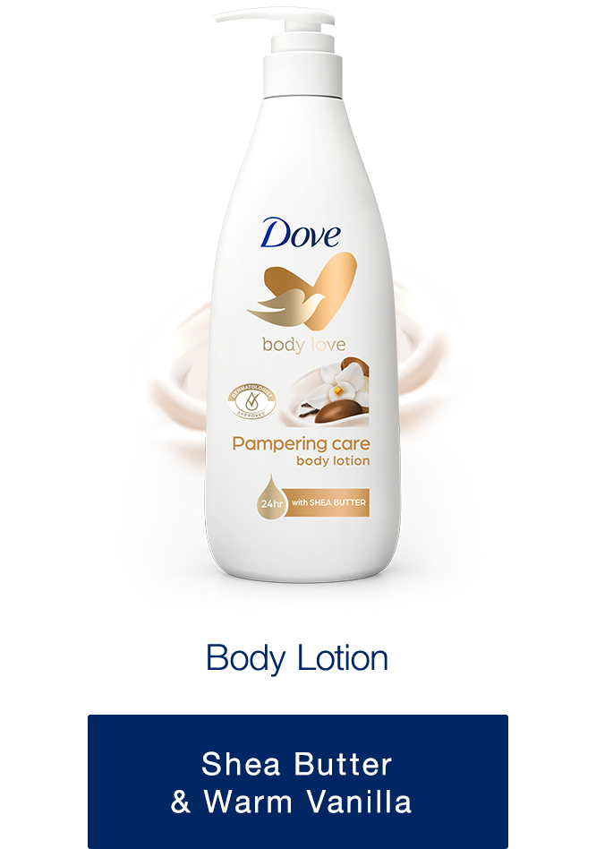 dove | Body Lotion | Shea Butter
& Warm Vanilla 