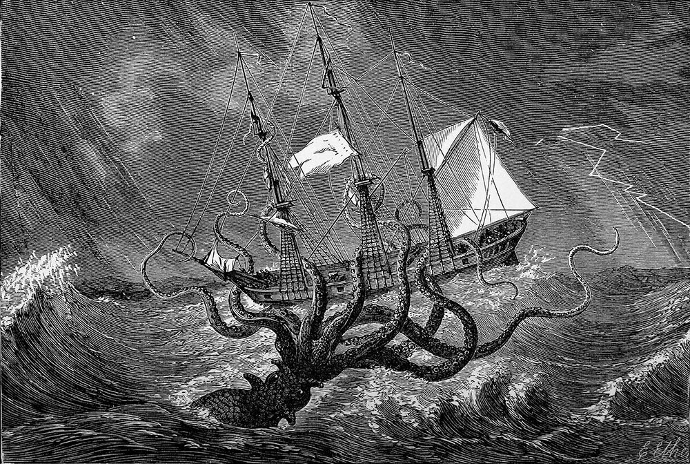 An illustration of the Kraken