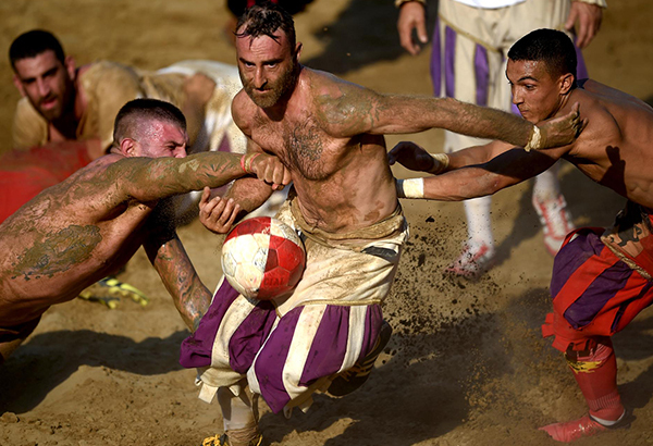 Florentines have played calcio storico, or “historic football,” since the 15th century. This year, due to the pandemic, the sport has been postponed as locals ponder the game’s future.
