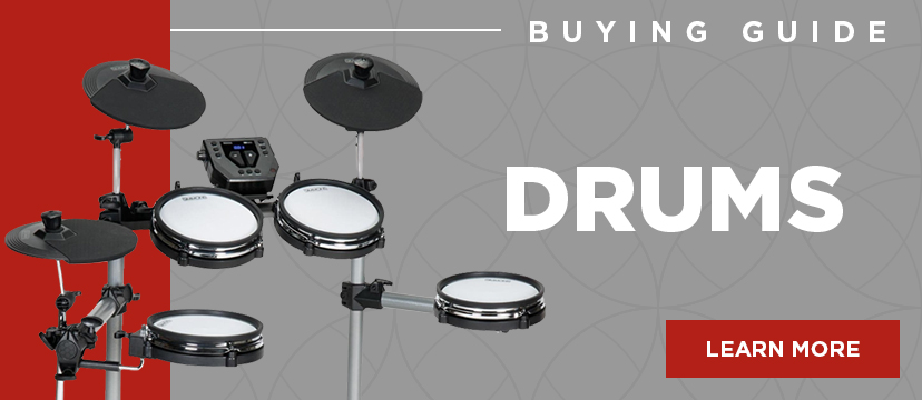 Drum buying guide. Learn more