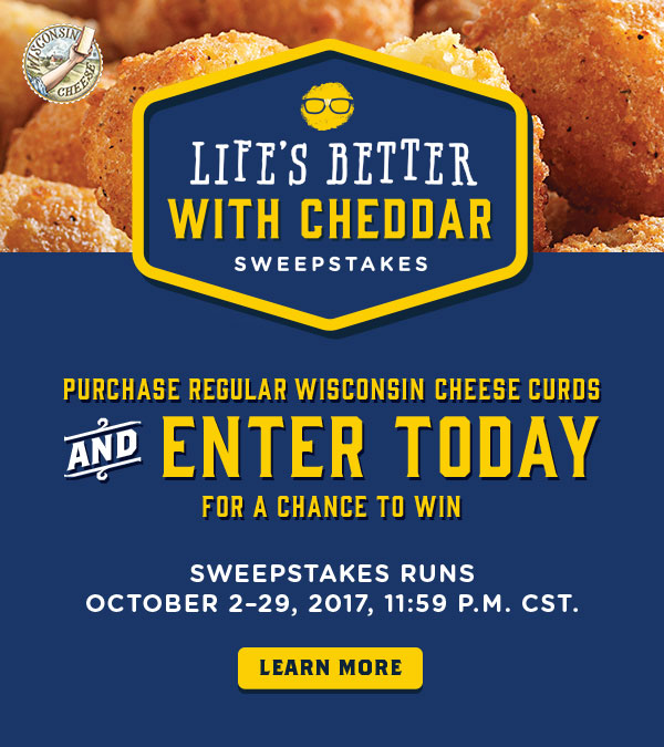 Life's Better With Cheddar Sweepstakes