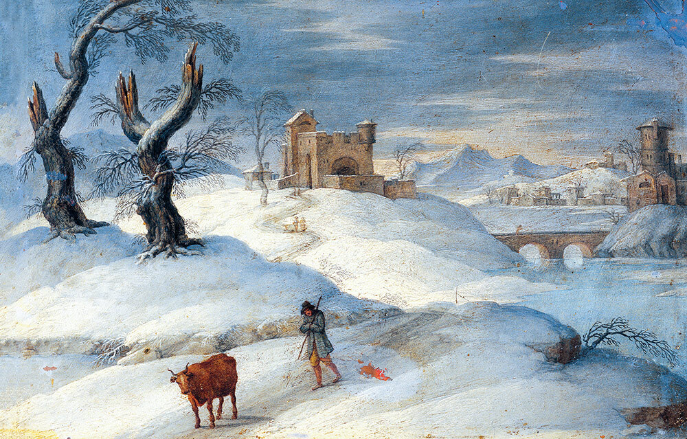 Picture depicting the deadly European winter of 1709