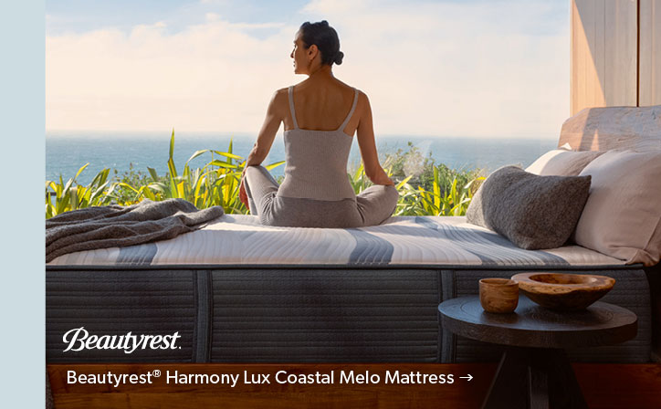 Beautyrest Harmony Lux Coastal Melo Mattress. Click to shop